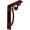 Ekena Millwork Avery Wrought Iron Bracket, (Single center brace), Antiqued Copper 1 1/2"W x 5 1/2"D x 8"H BKTM01X05X08SAVACO - alternate 1